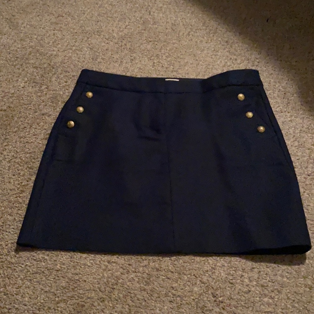 J crew Navy skirt